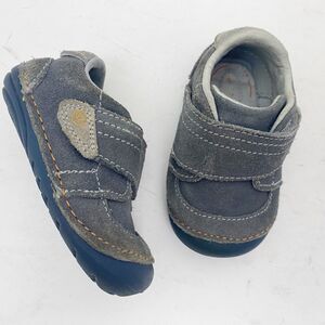 STRIDE RITE Kellen Gray Suede Sneaker - Boy's‎ Size 4M